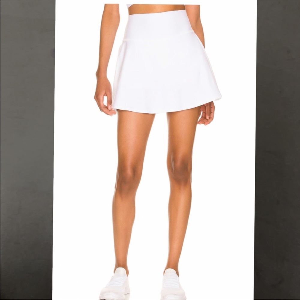 Beyond Yoga White Tennis Skirt
